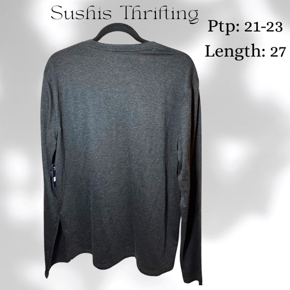 Lucky Brand Gray Long Sleeve Tee - Picture 2 of 6